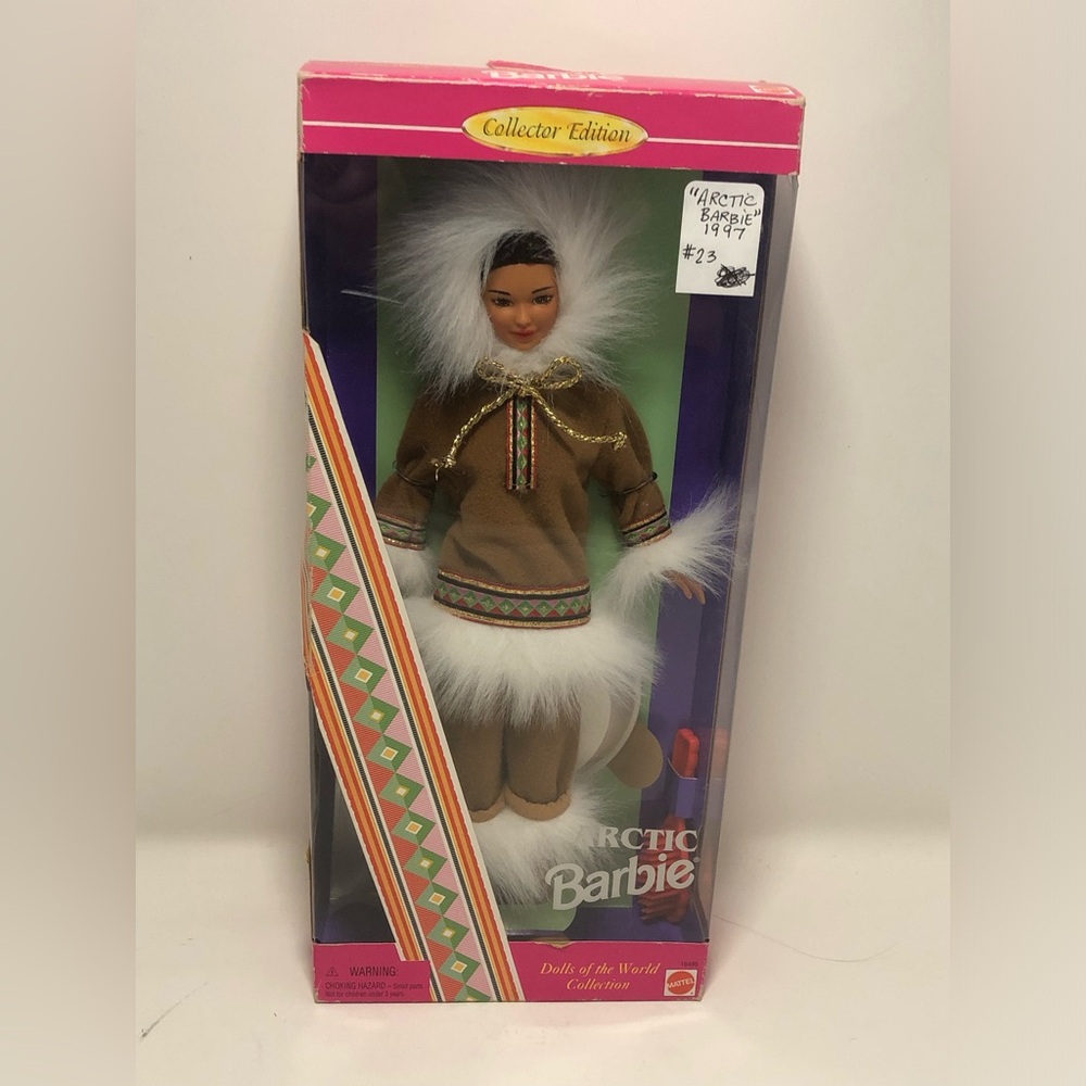 Arctic Barbie Collector Edition in Brown and White